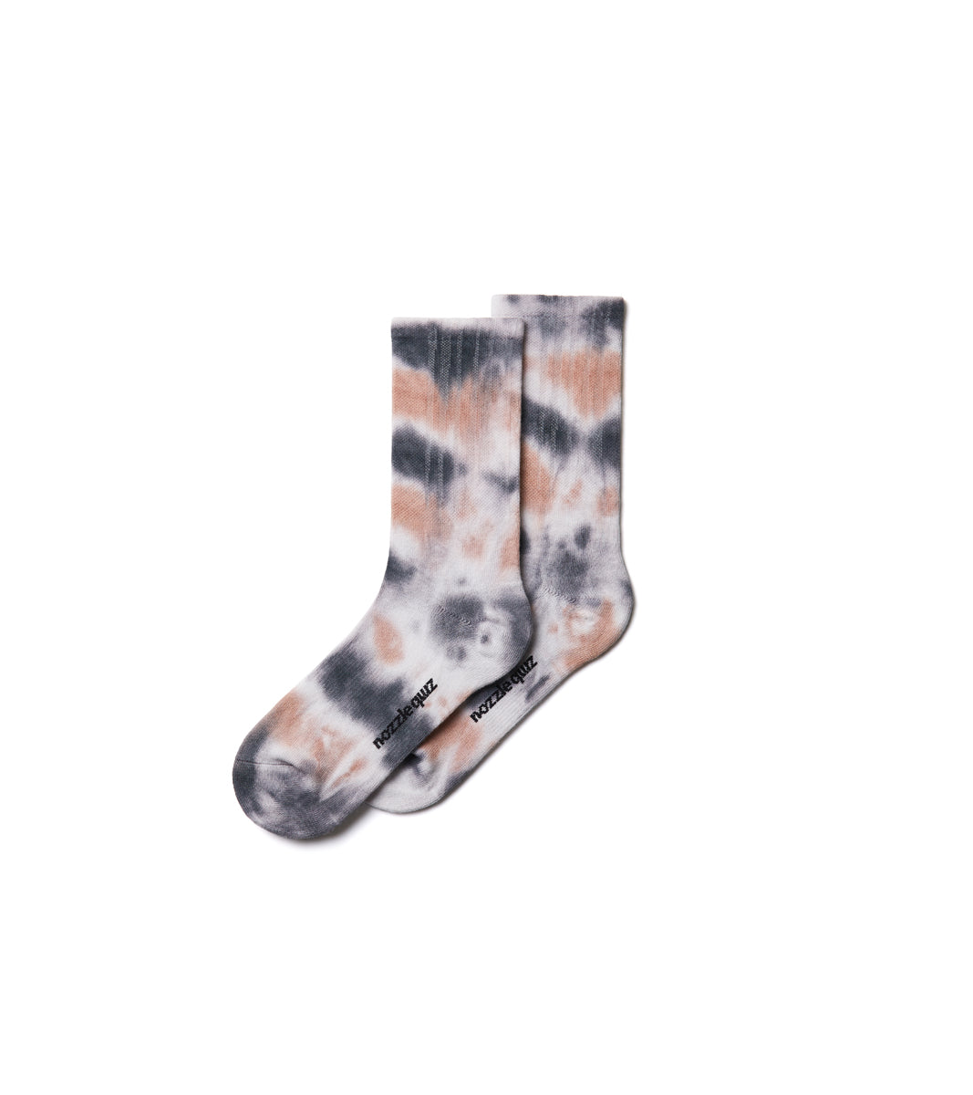 Spray Dye Crew Casual Socks - Drip Black
