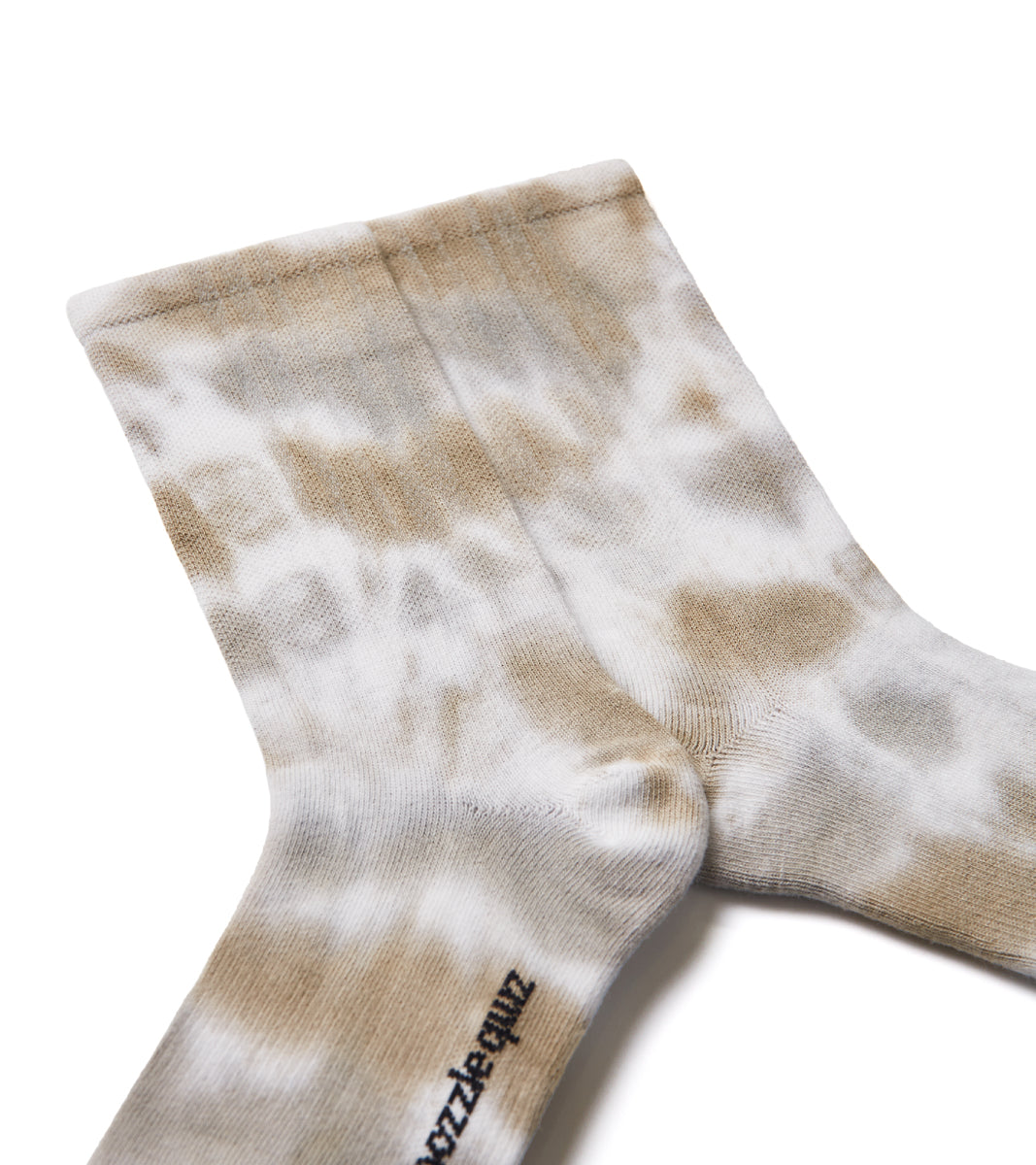 Spray Dye Crew Casual Socks - Drip Sand