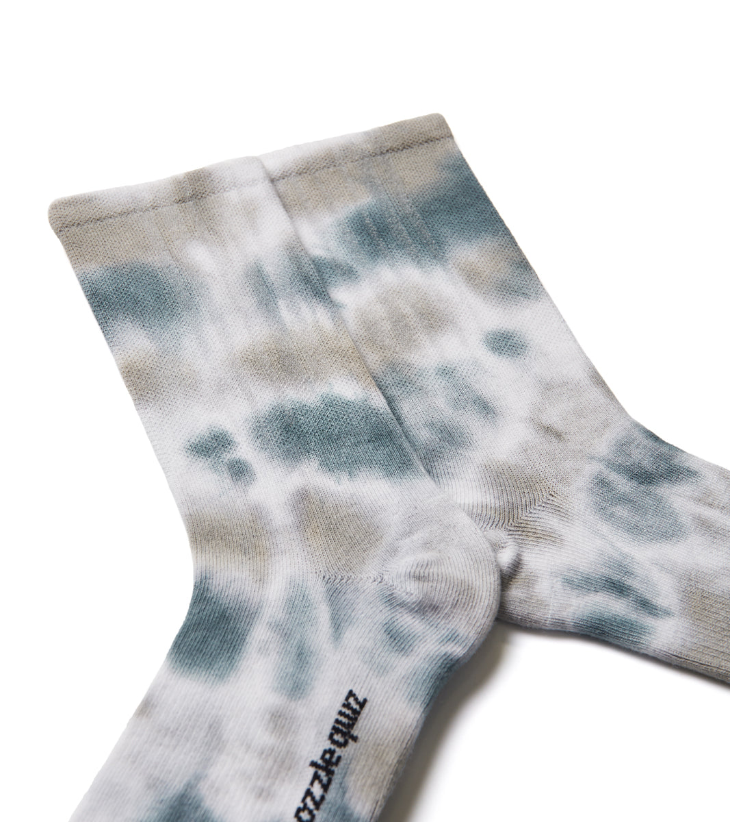 Spray Dye Crew Casual Socks - Drip Navy