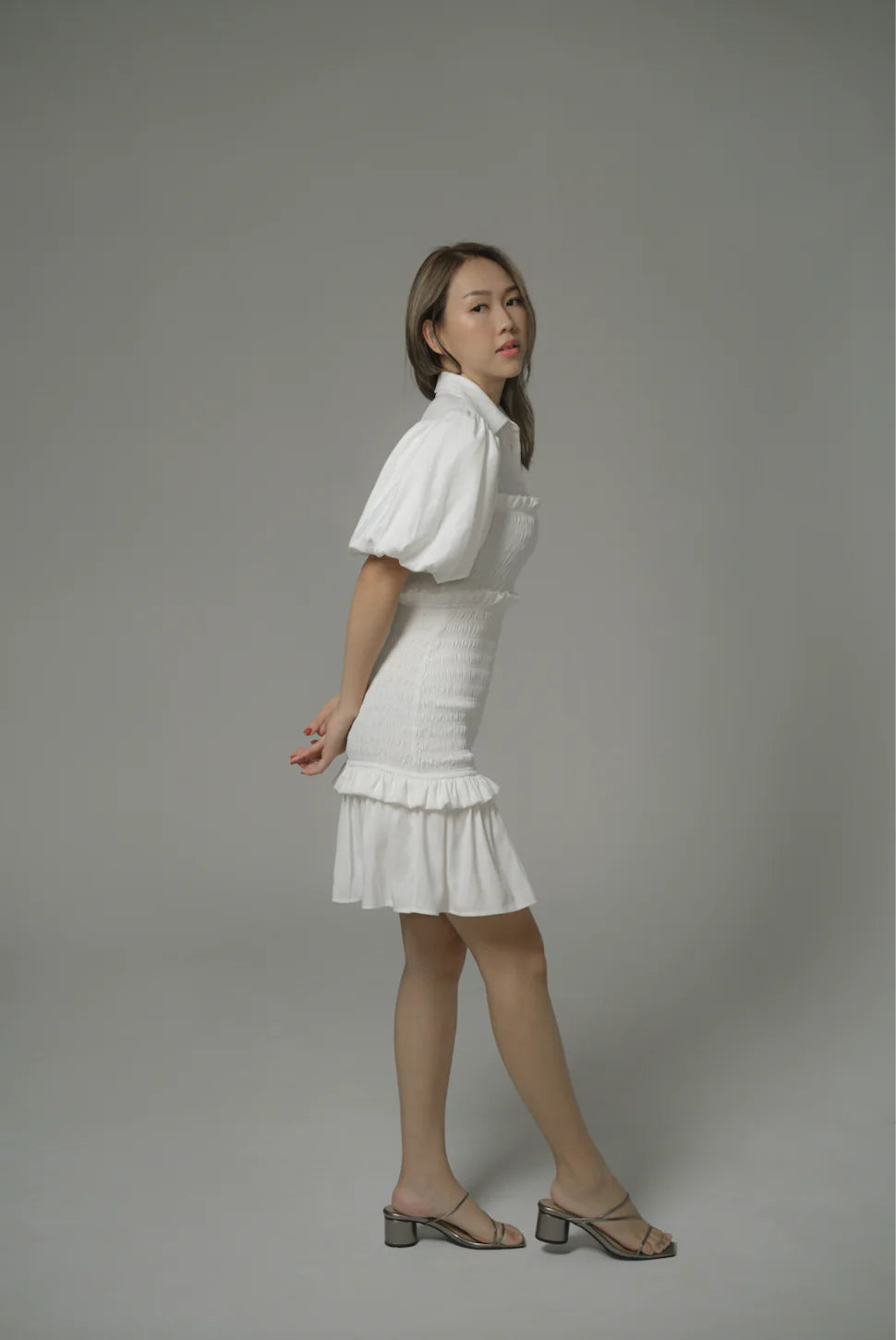 TALIAH DRESS IN WHITE