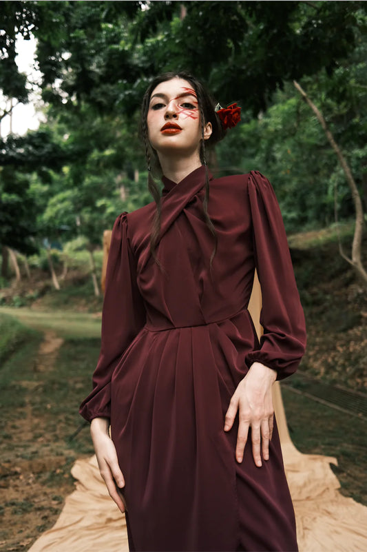 MAWI DRESS MULBERRY