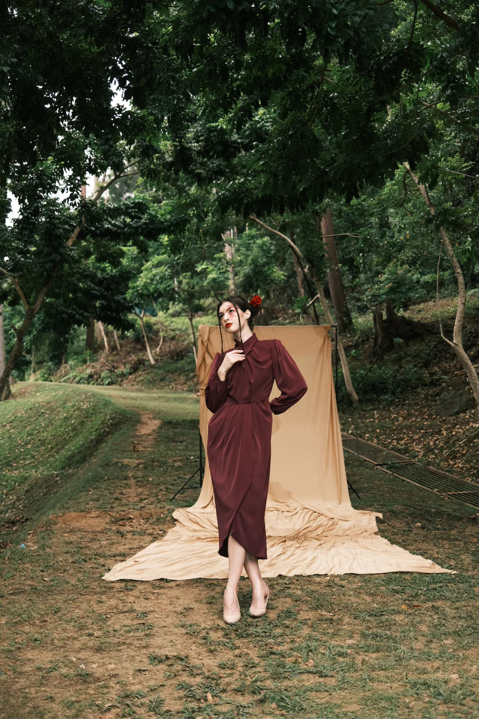 MAWI DRESS MULBERRY