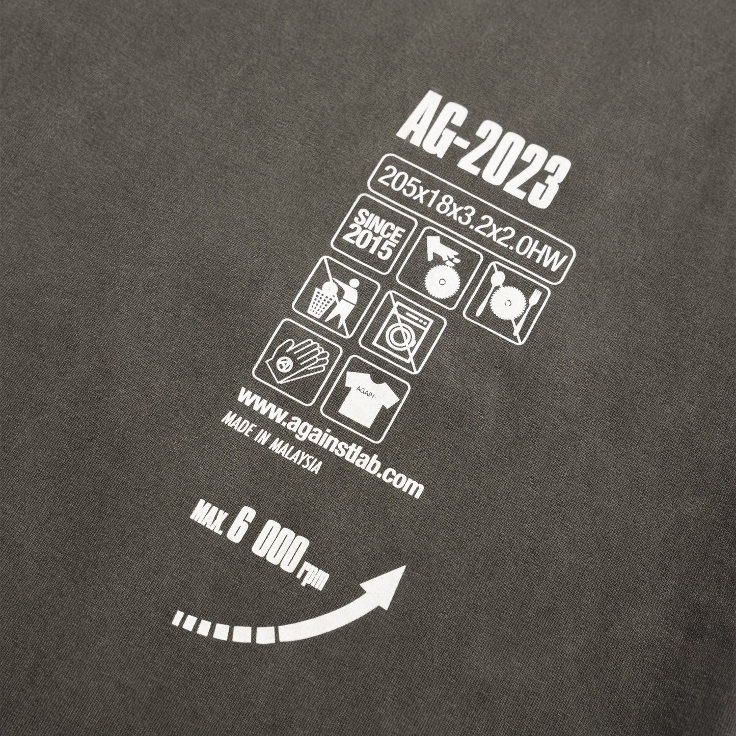 WASHED BLADE TEE - BLACK