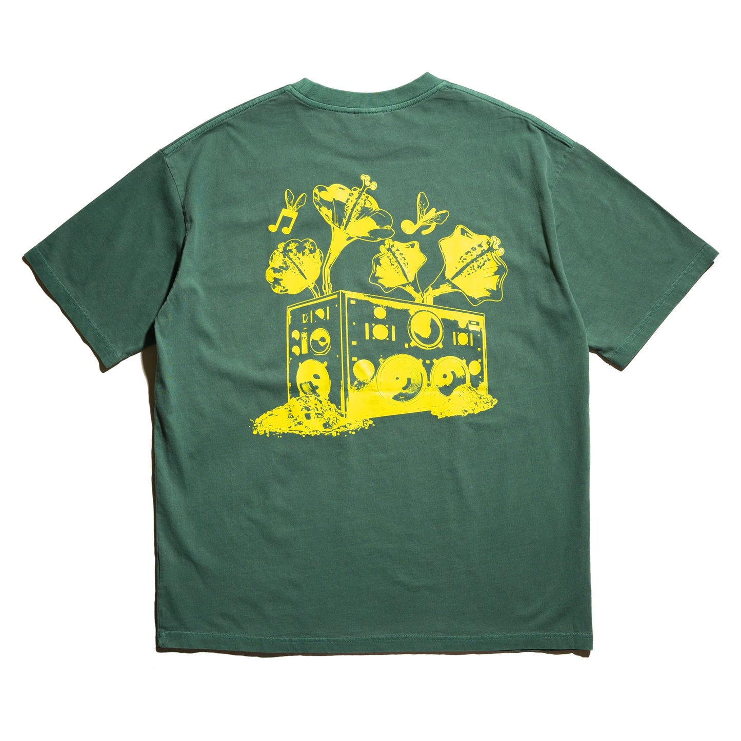 SOUND SYSTEM TEE WASHED - GREEN