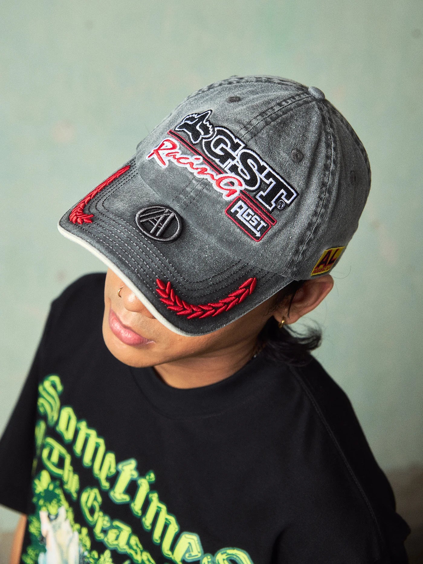 WASHED RACING CAP