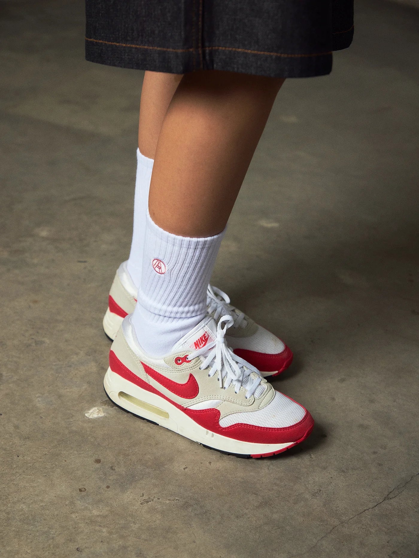 A LOGO SOCKS WHITE