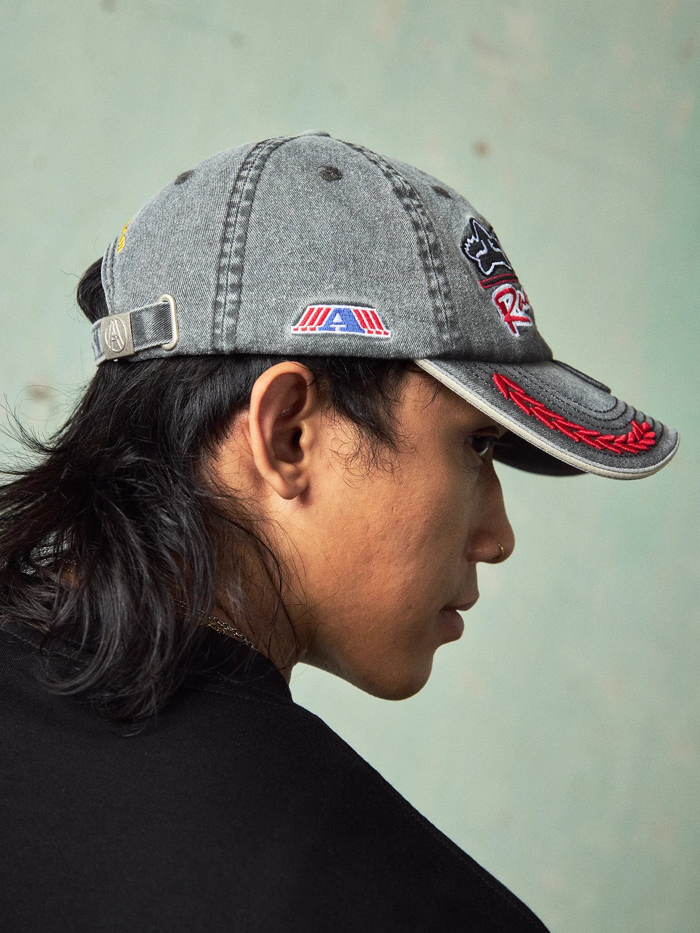 WASHED RACING CAP