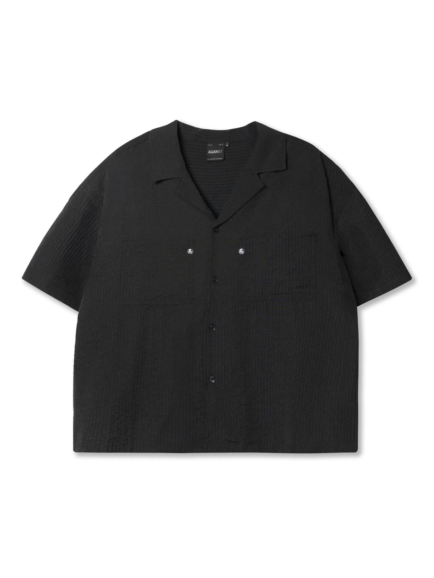 Duty Seersucker Shirt - BLACK
