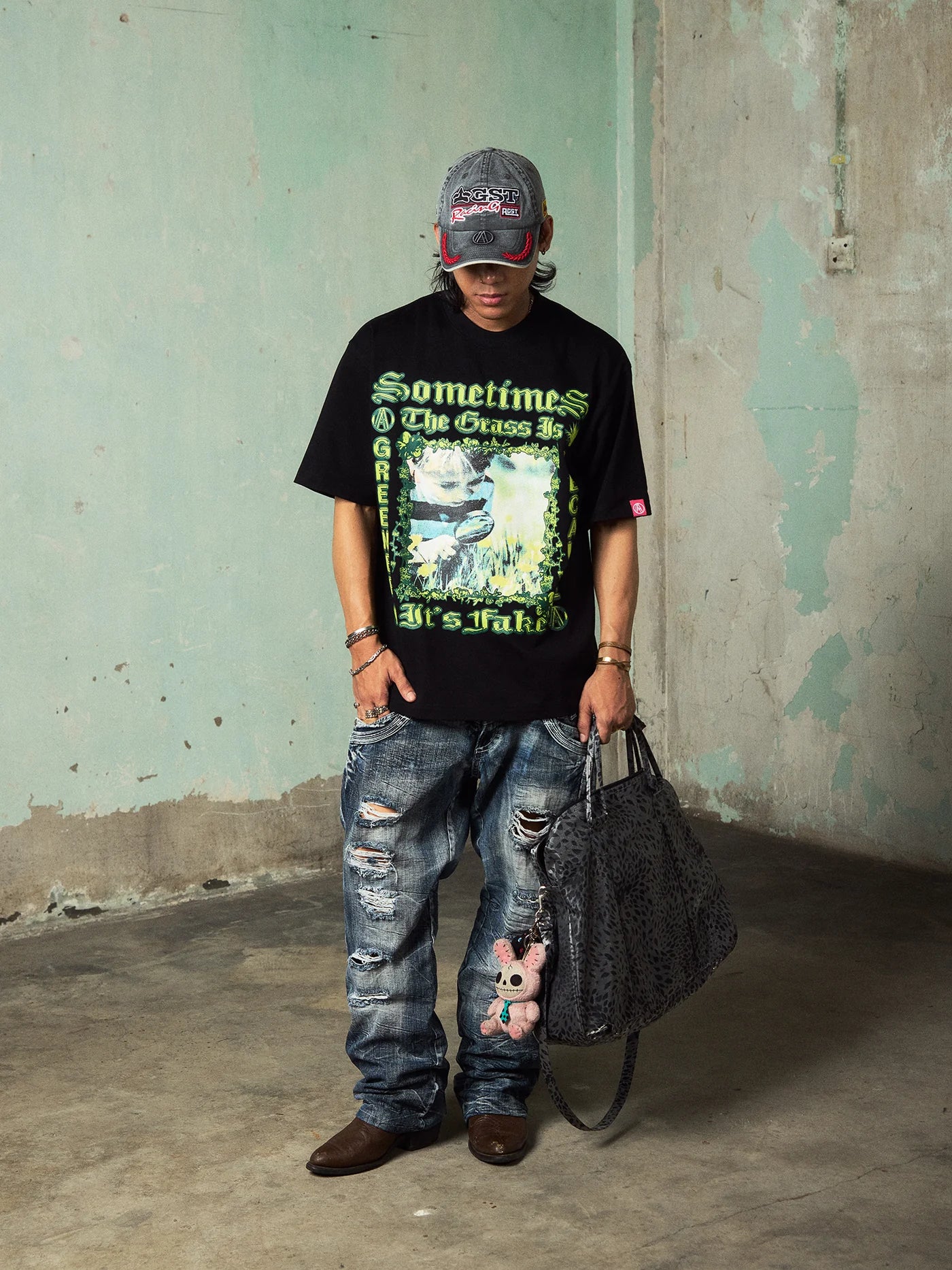 GREENER TEE BLACK