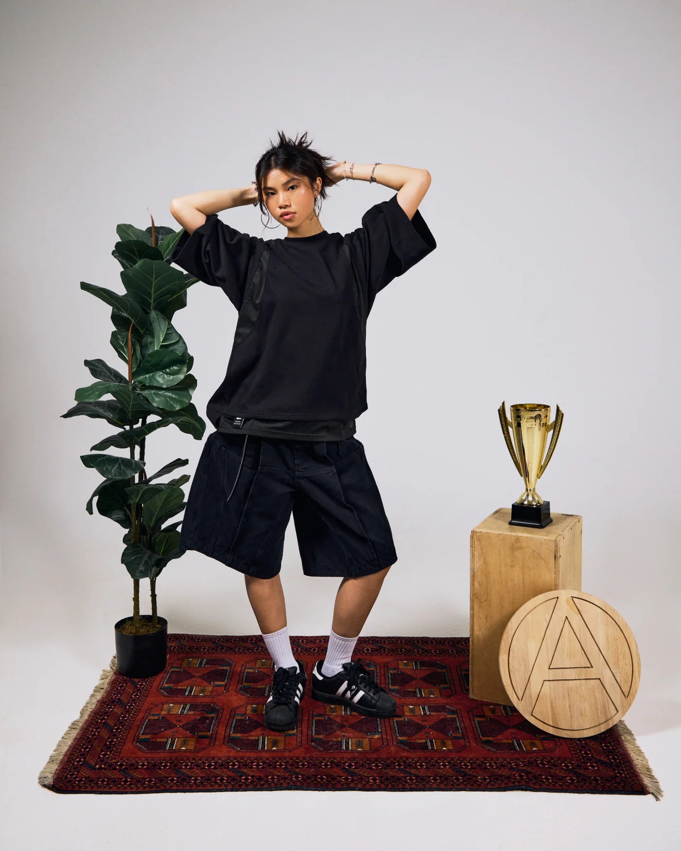 ABP. BALL STREAM SHORTS BLACK