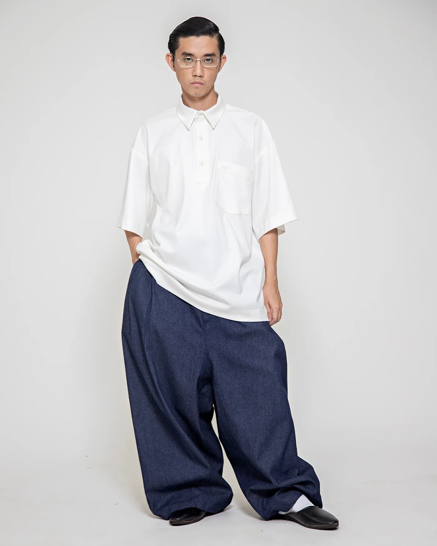 Polo Denim ( White )