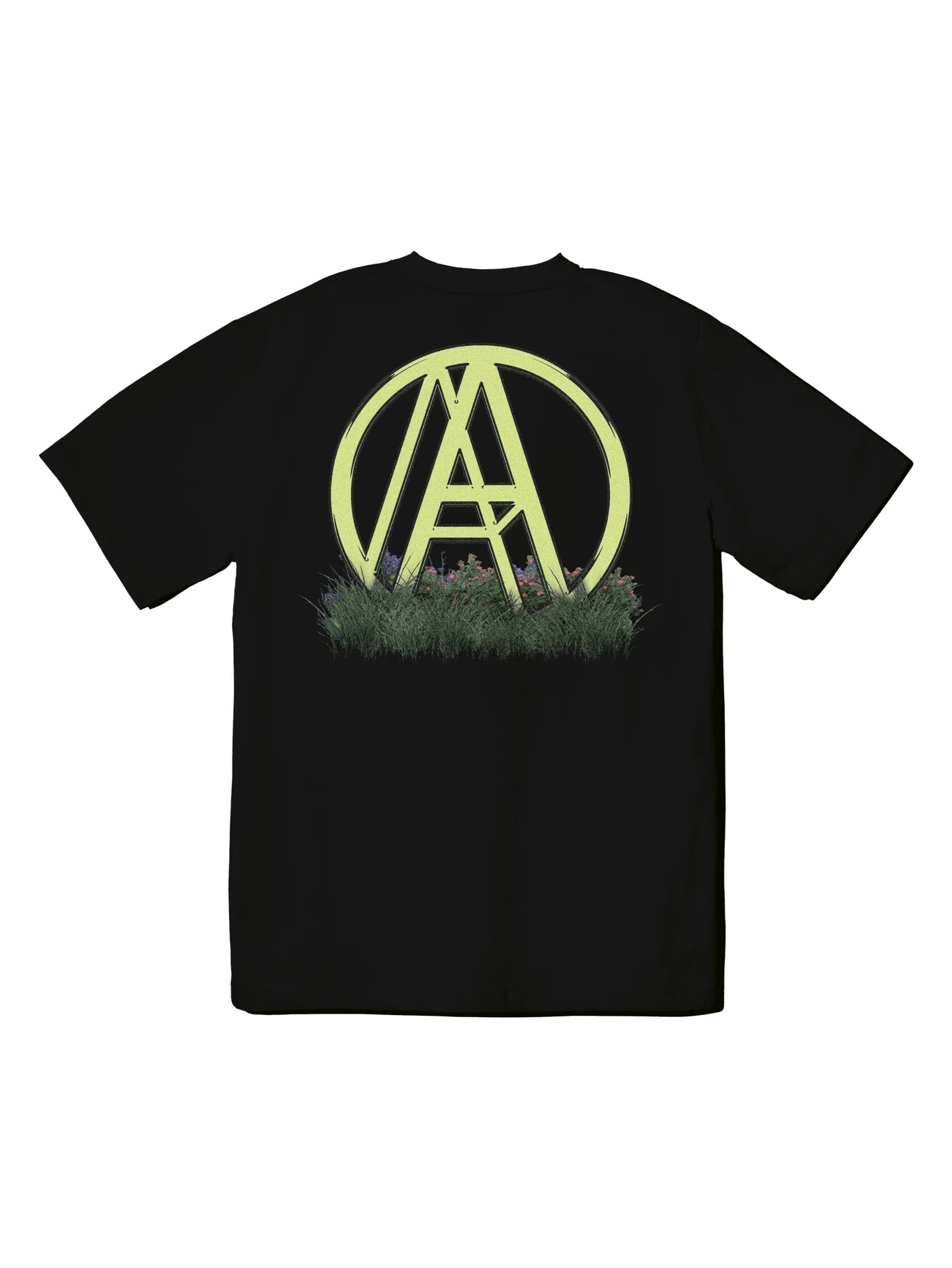 GRASS LOGO TEE BLACK