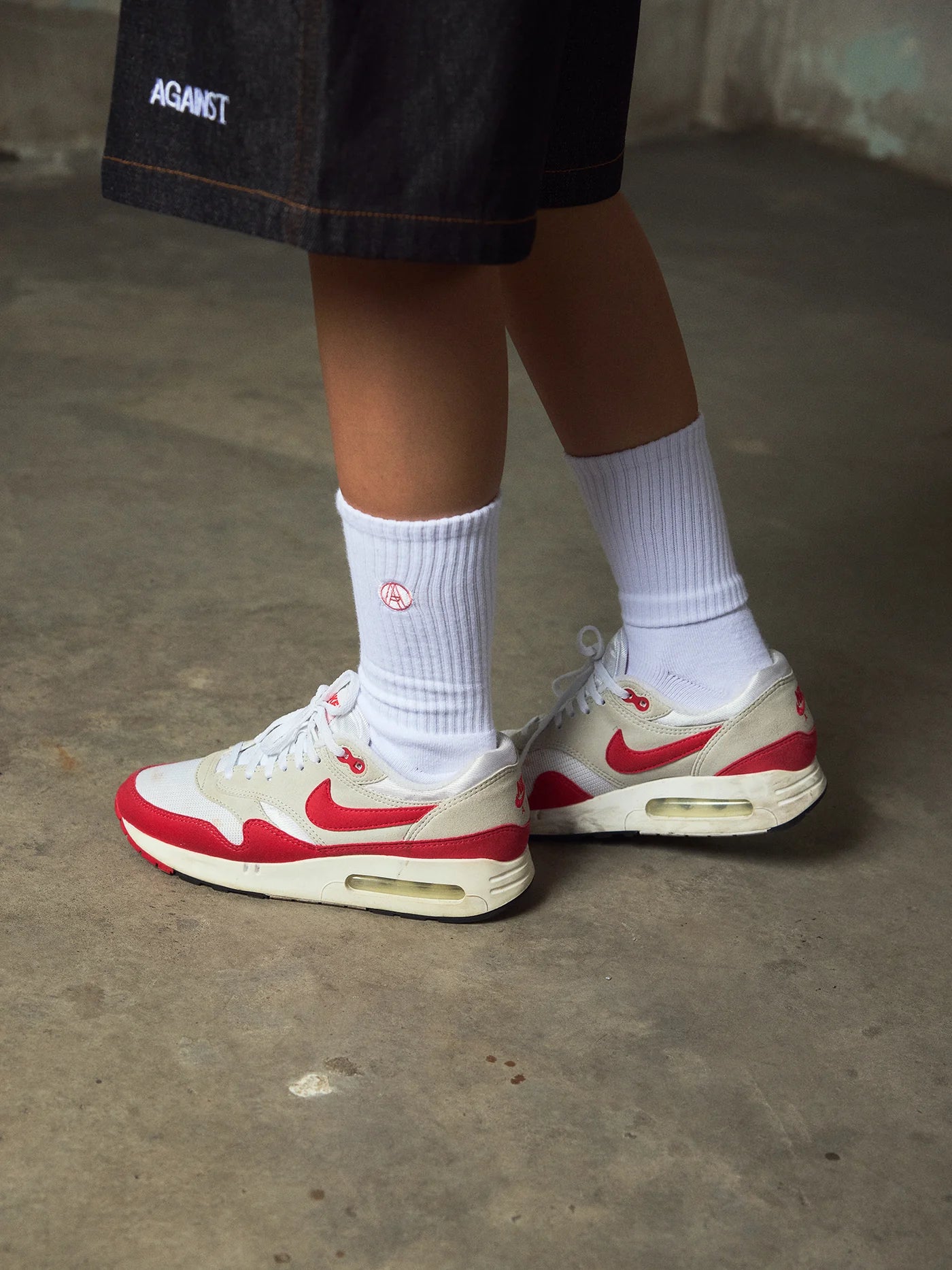 A LOGO SOCKS WHITE