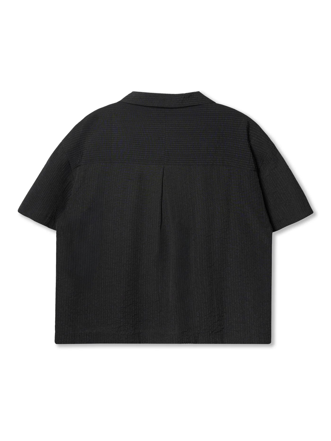Duty Seersucker Shirt - BLACK