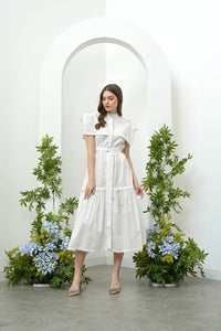CLAUDIA DRESS WHITE
