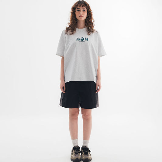 STONEHENGE TEE - MELANGE GREY