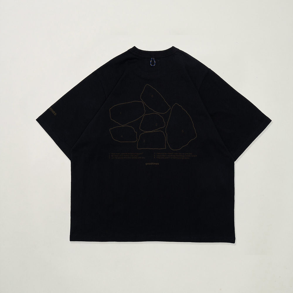STACKS TEE - BLACK