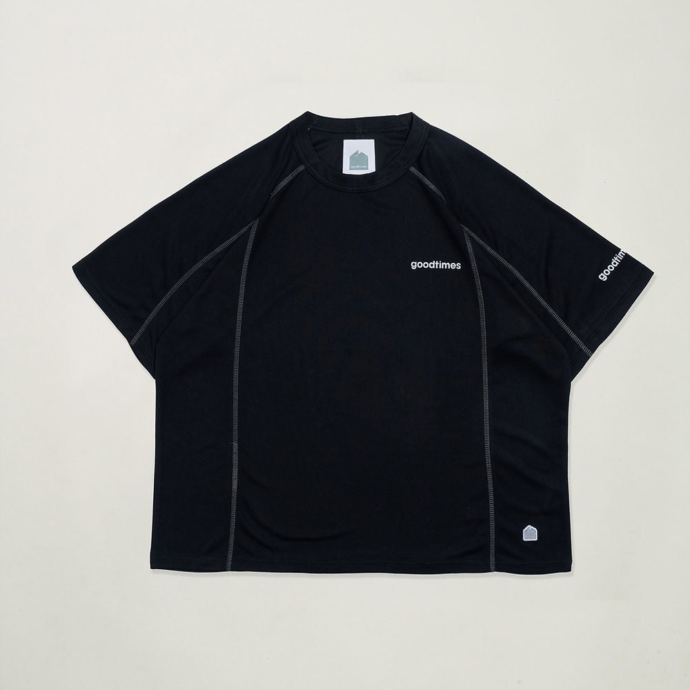 LITE SPLICE TEE - BLACK