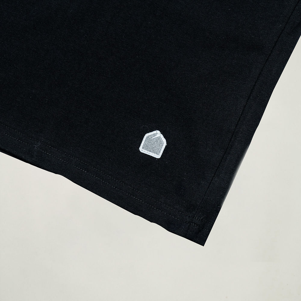SORONA POCKET TEE - BLACK