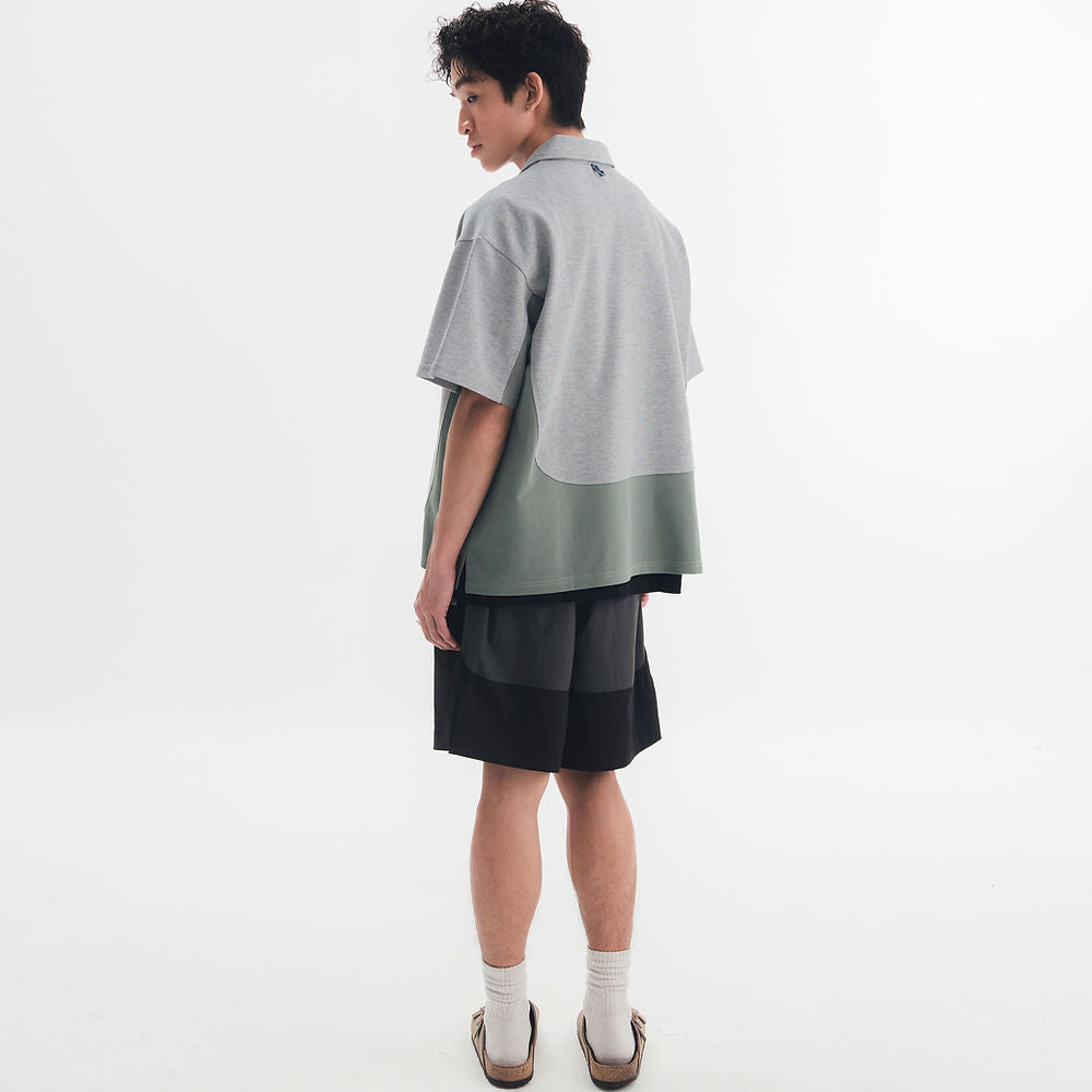 SKIPPER POLO - MELANGE GREY