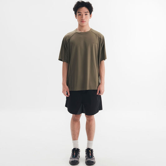 LITE SPLICE TEE - OLIVE
