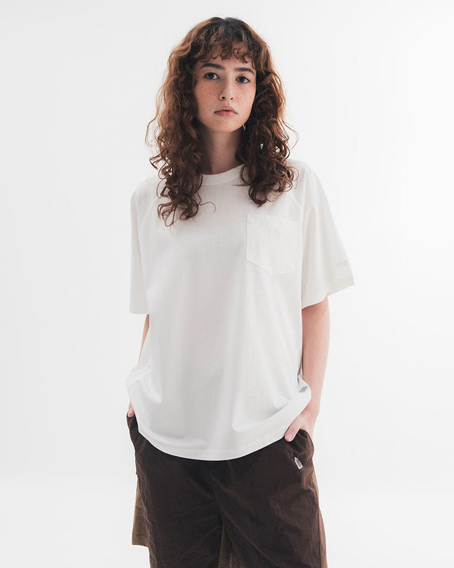 SORONA POCKET TEE - IVORY