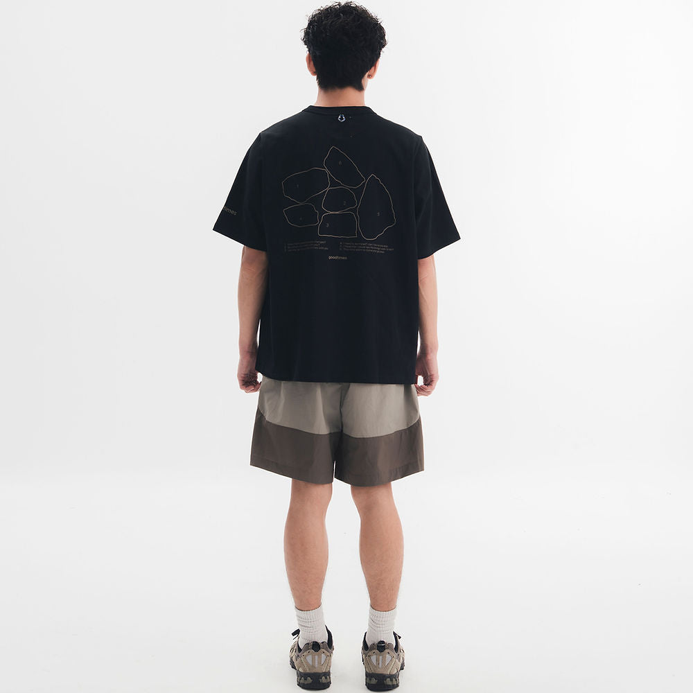 STACKS TEE - BLACK