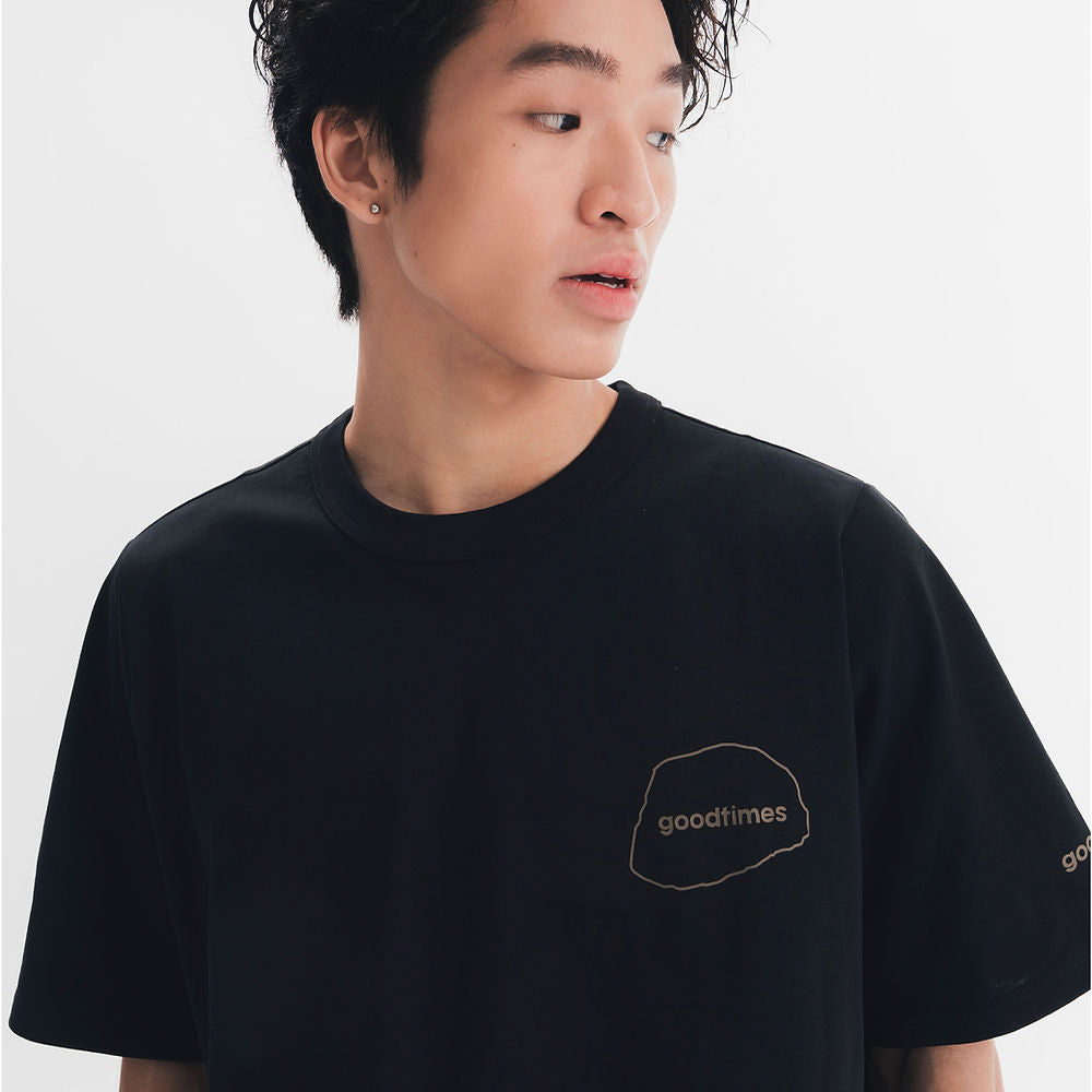 STACKS TEE - BLACK