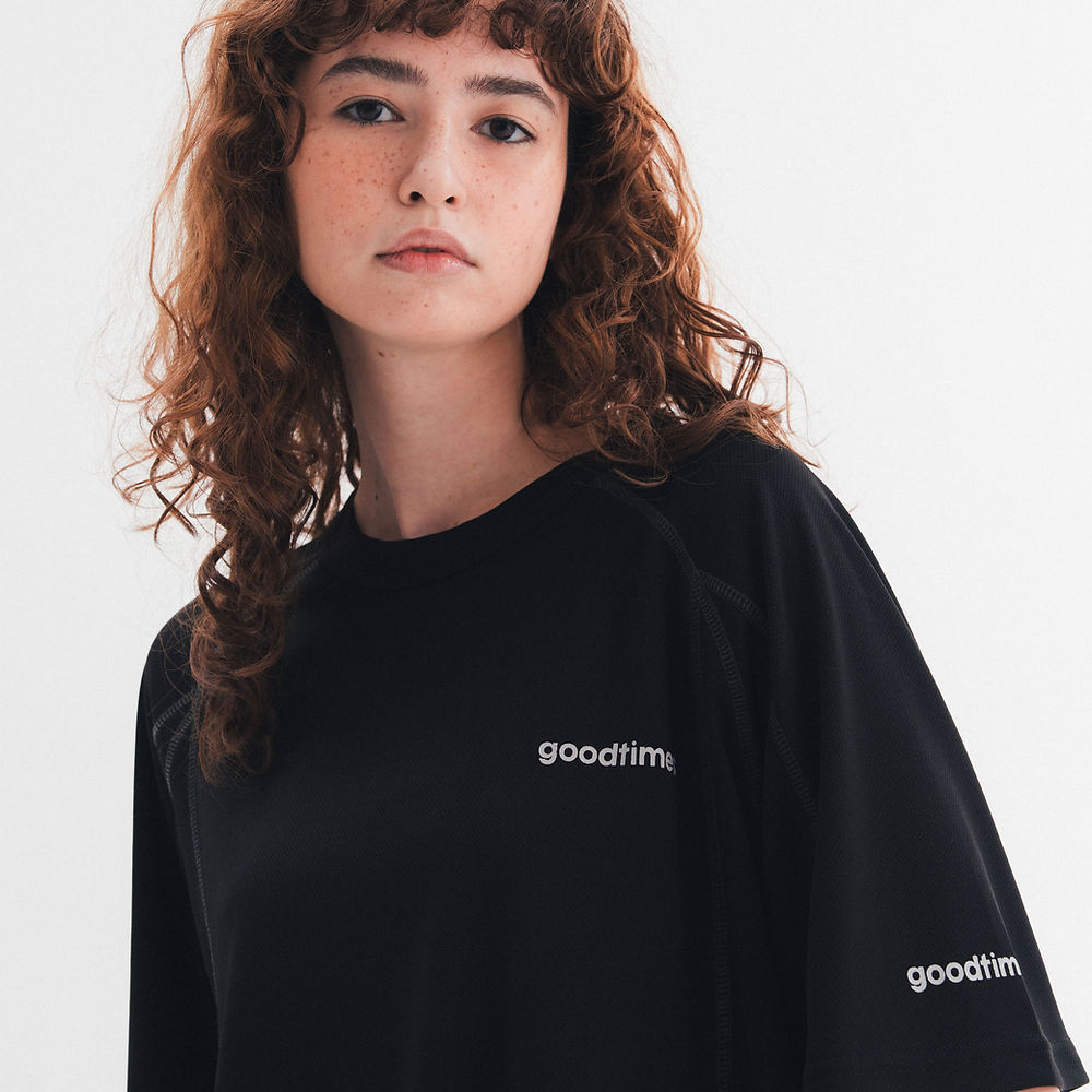 LITE SPLICE TEE - BLACK