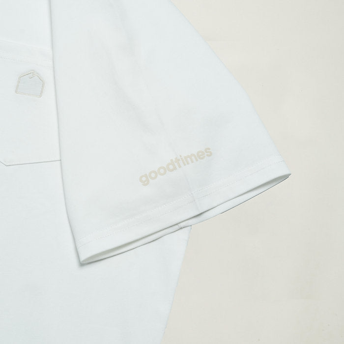 SORONA POCKET TEE - IVORY