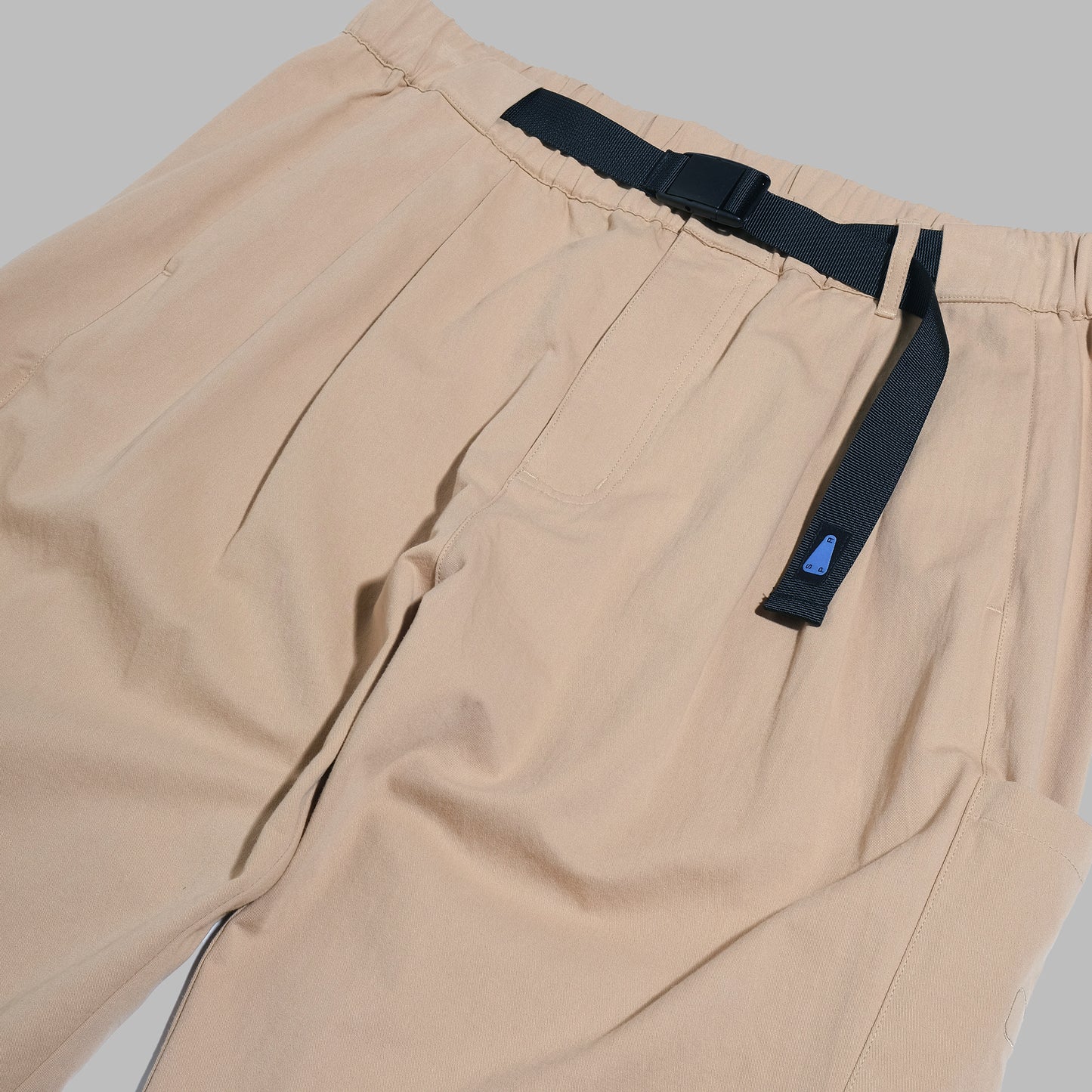 Side Pockets Pants / Cotton - Khaki