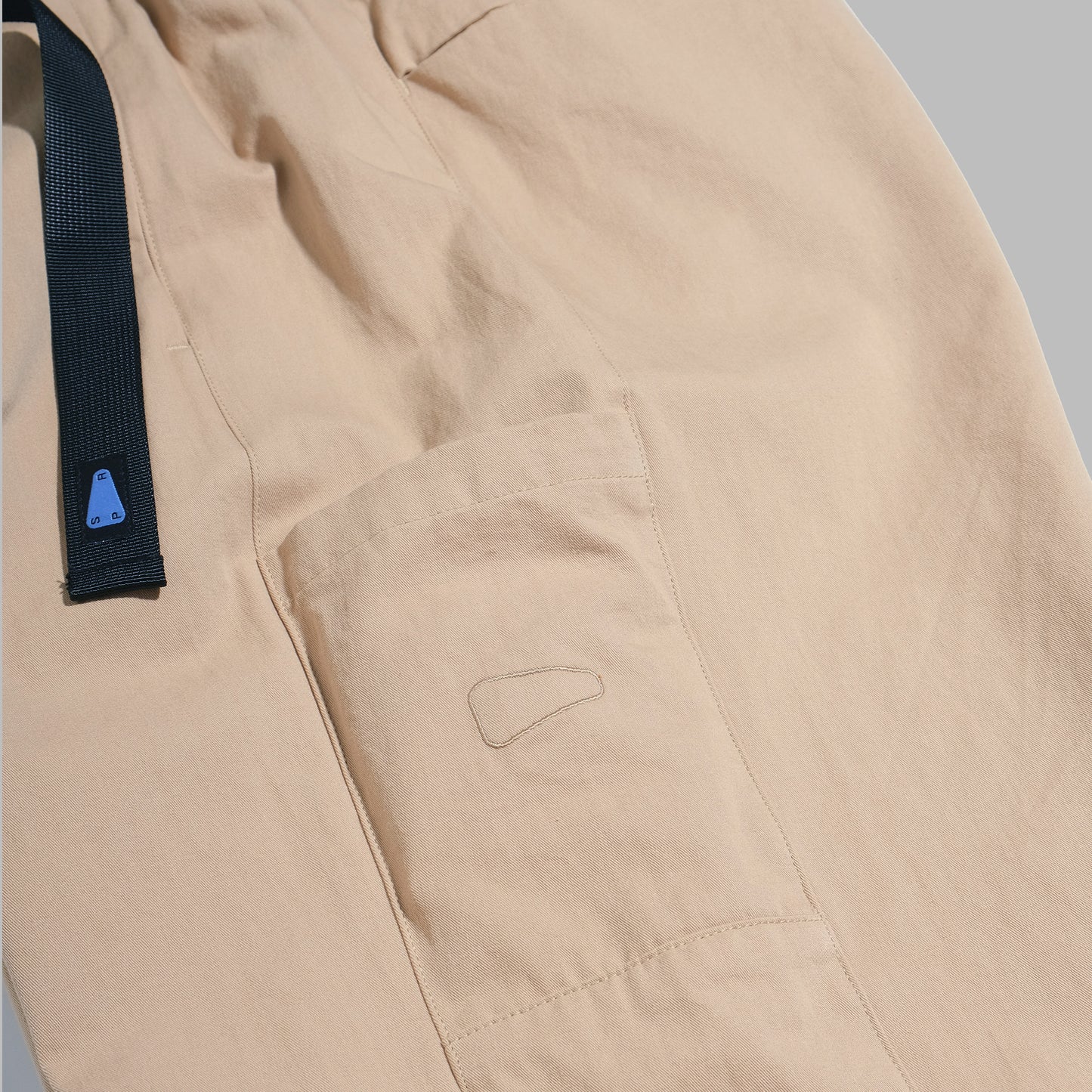 Side Pockets Pants / Cotton - Khaki
