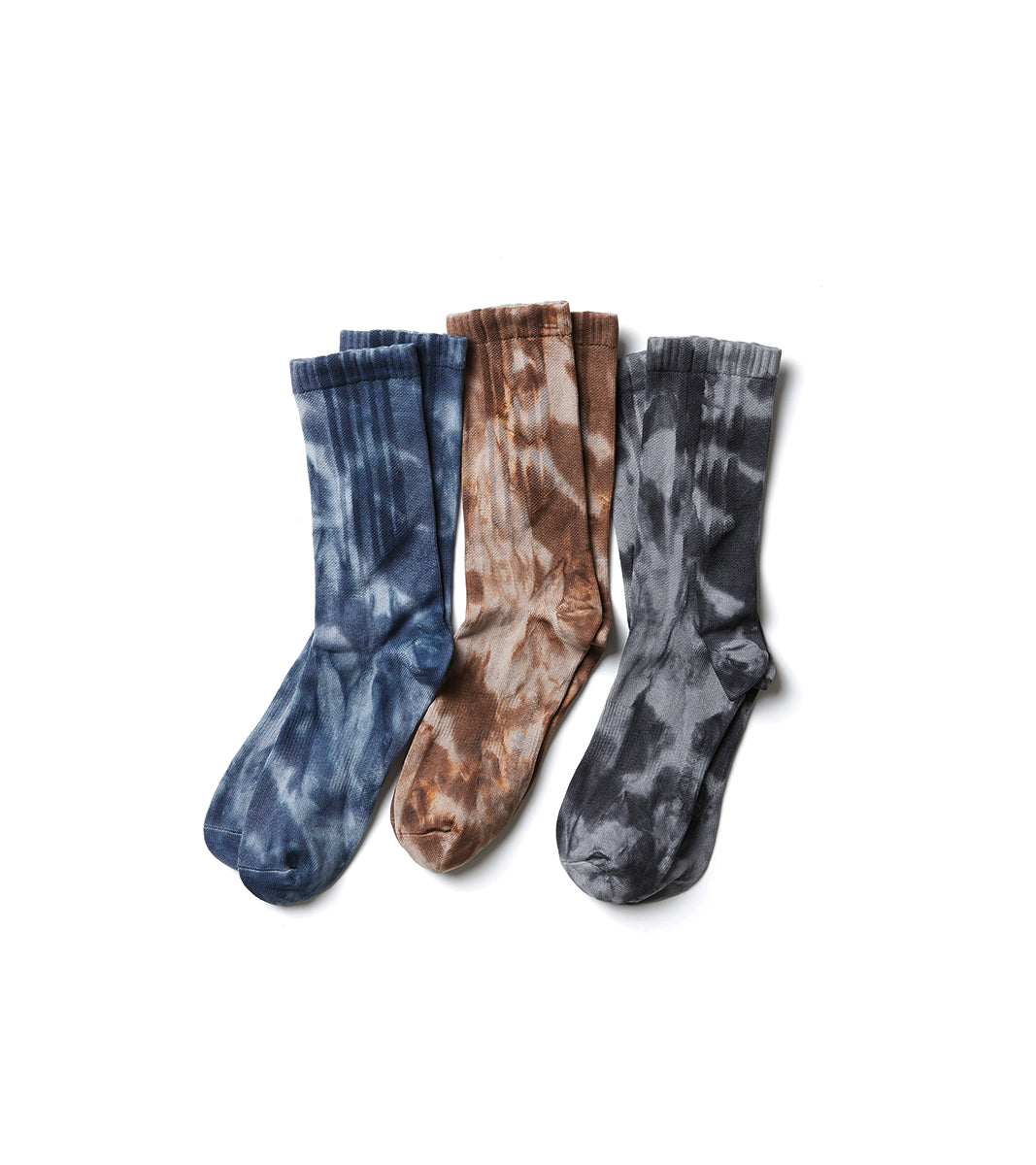 Spot dye Crew Tech Socks - Spot Navy