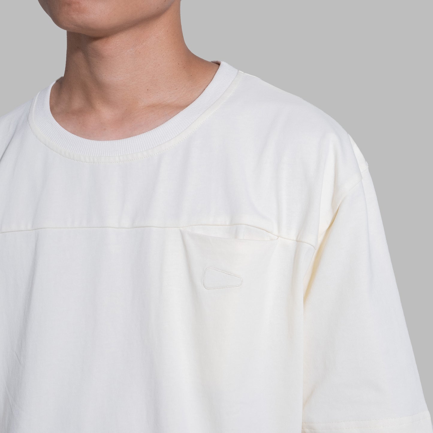 Pocket Tee / Cotton - Cream