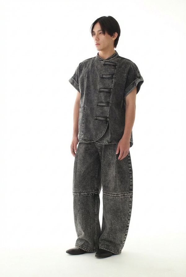 Tribute Jeans - Washed Grey - BEV C multi label store