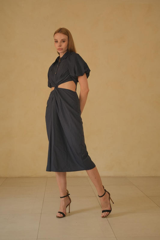 CONSTANCE DRESS - NAVY BLUE