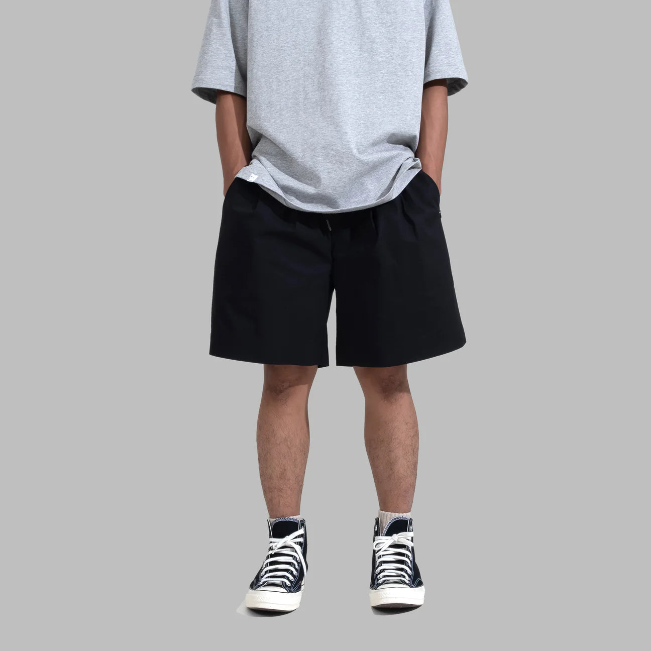 Ez Shorts / Cotton Nylon - Black