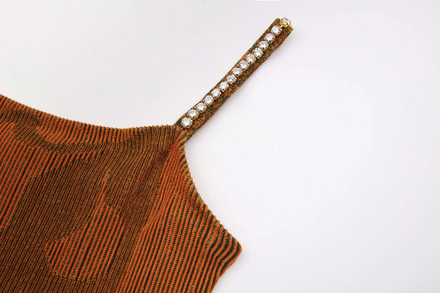 Eve's Luxury Sling Dress (Burnt Orange)