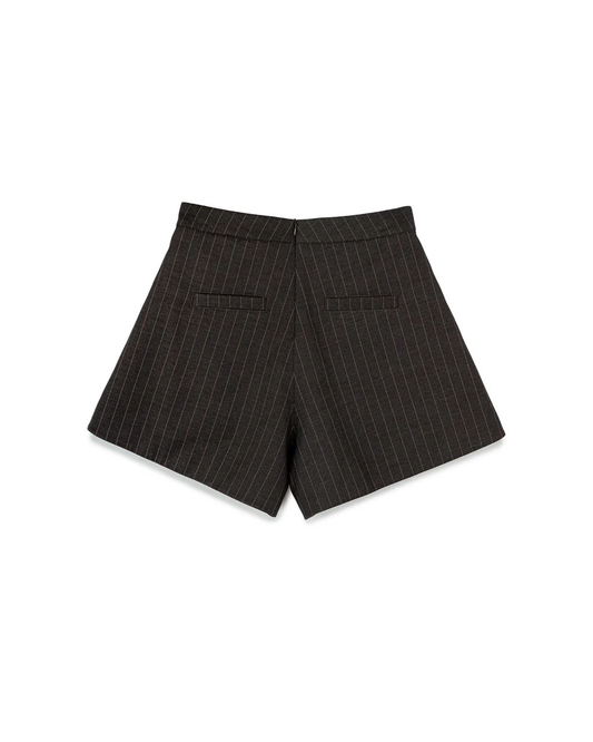 N E O VOL.2_CH.2 MORSE-CODE SHORTS - DARK GREY