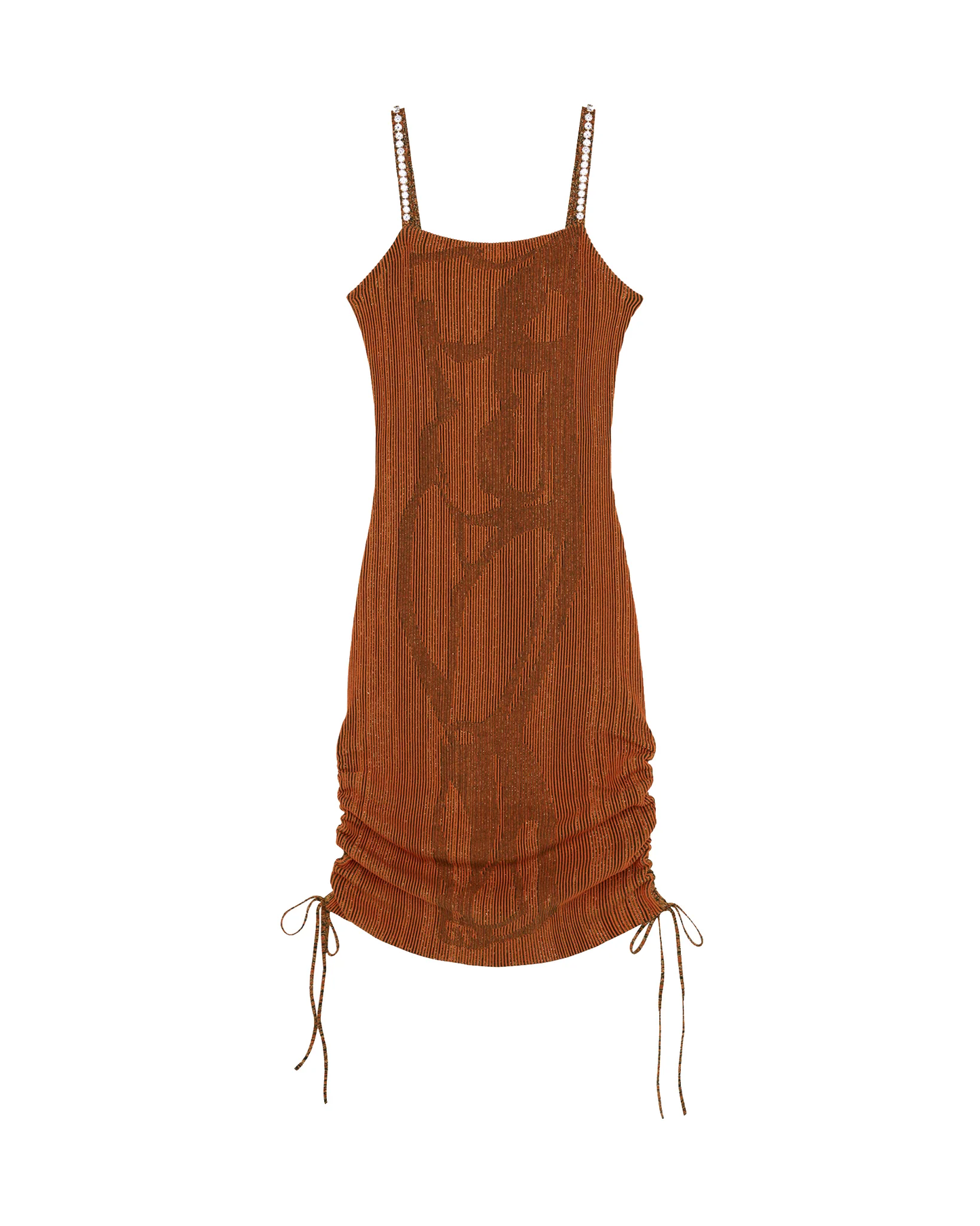 Eve's Luxury Sling Dress (Burnt Orange)