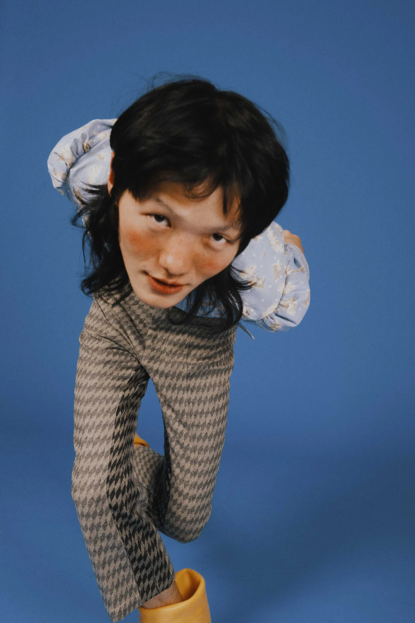 The Rhombus Calf-Length Pants 02 (Smoky Gray)