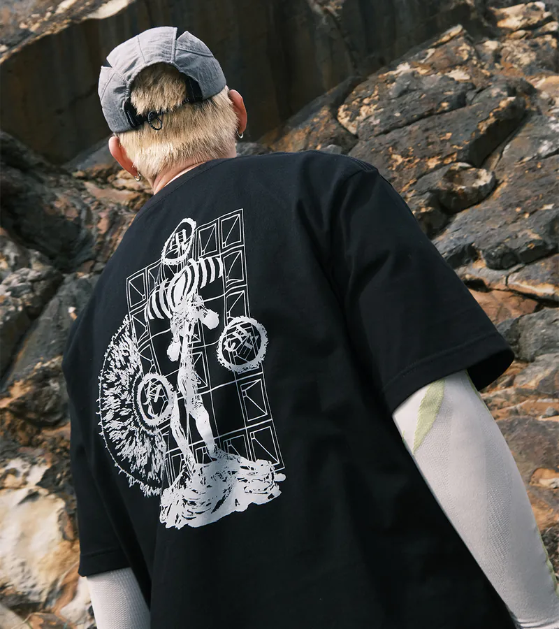 Black - Vision Knight S/S Tee