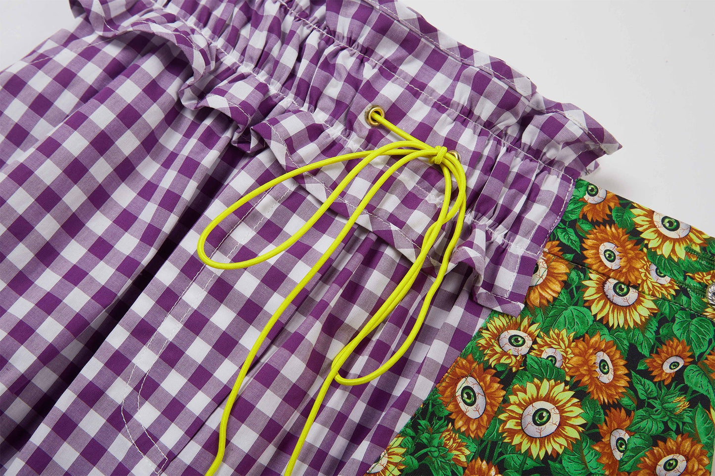 Eye Of The Beholder Skirt (Purple Checks)