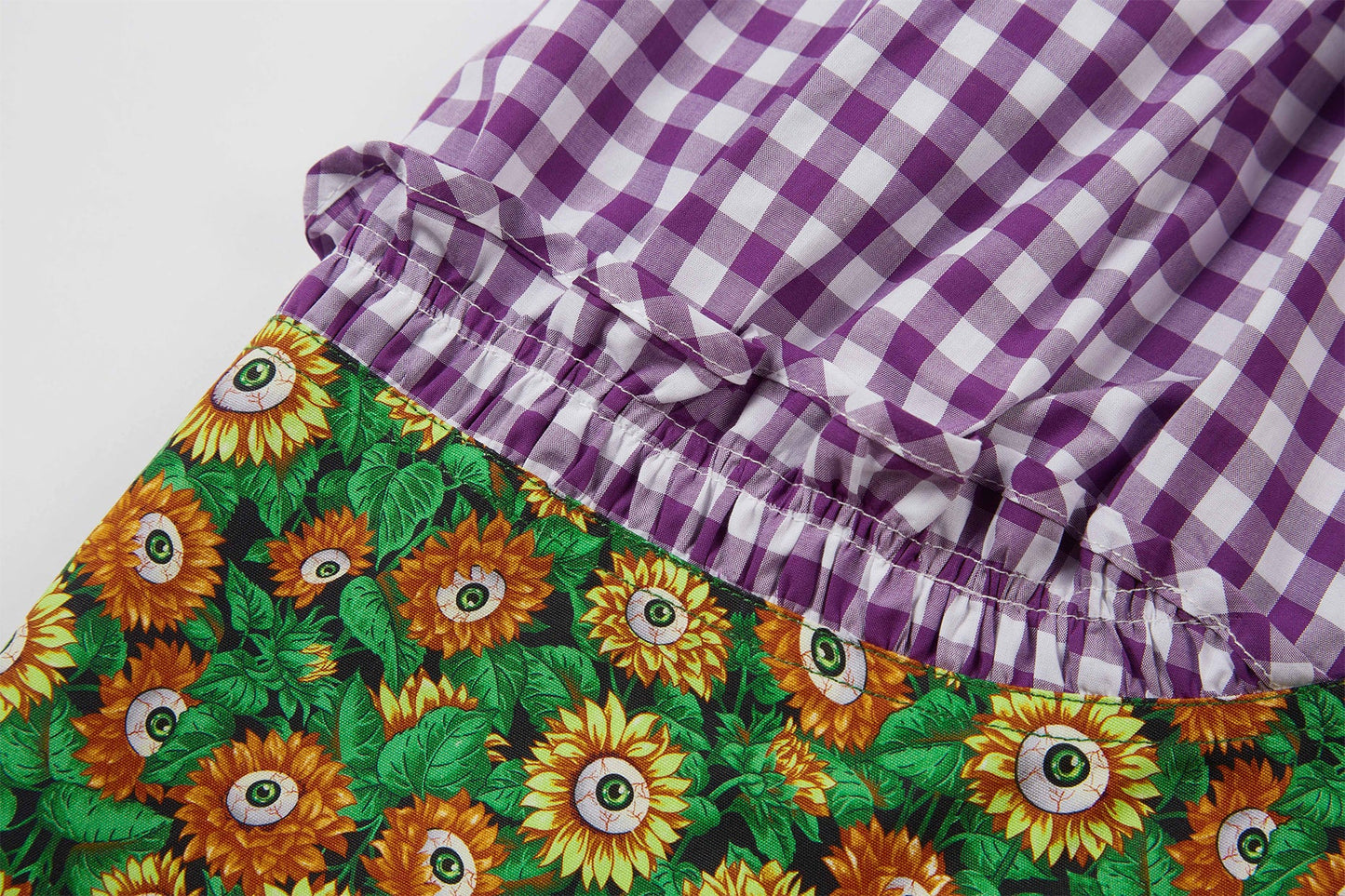 Eye Of The Beholder Skirt (Purple Checks)