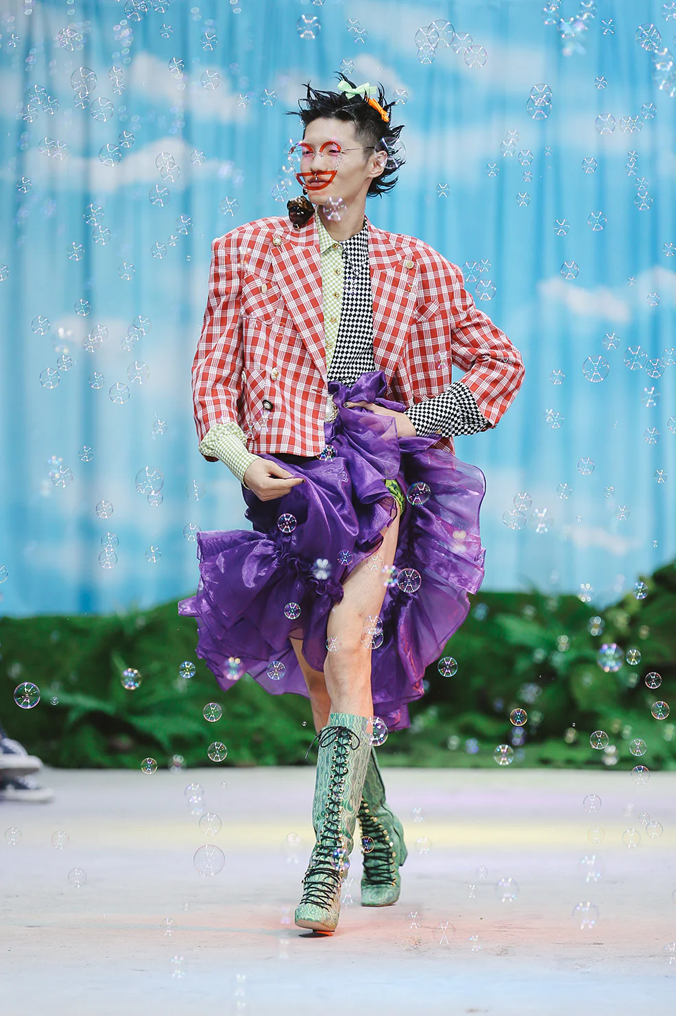 Palaccheck Gold Care Jacket (Passionate Red)