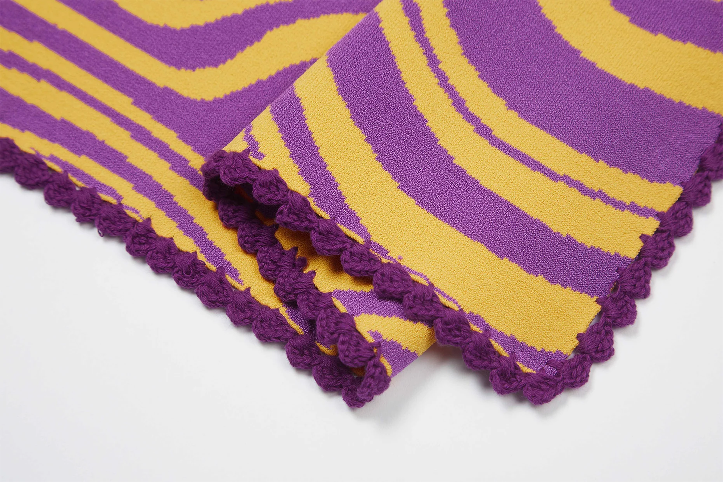 Marblelous Hankie (Grape Purple & Sunshine Yellow)