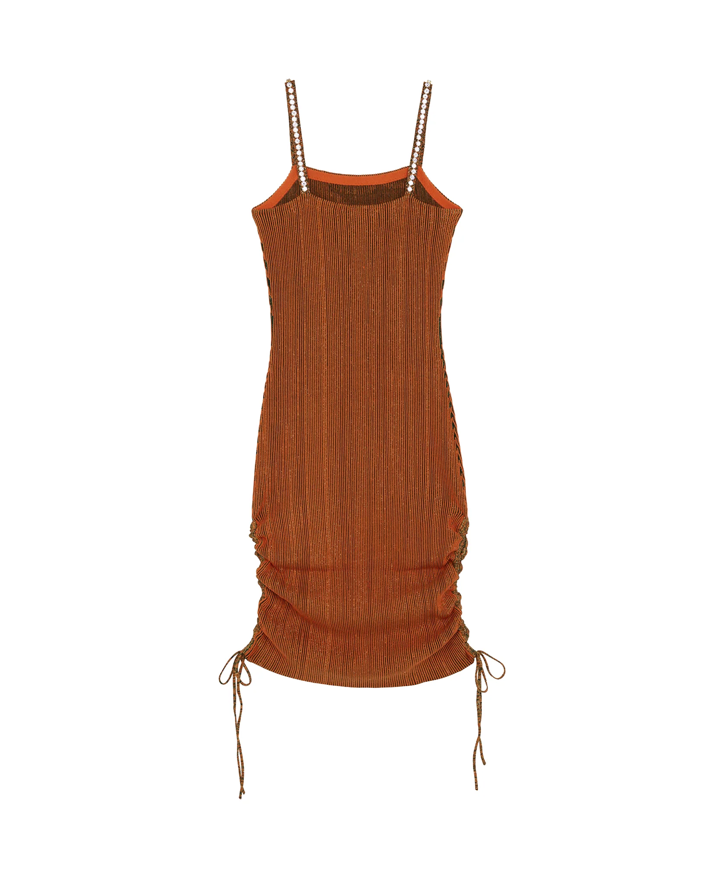 Eve's Luxury Sling Dress (Burnt Orange)