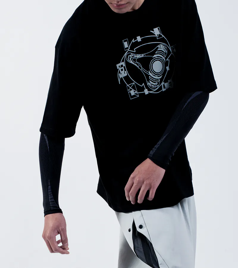 Black - Vision Knight S/S Tee