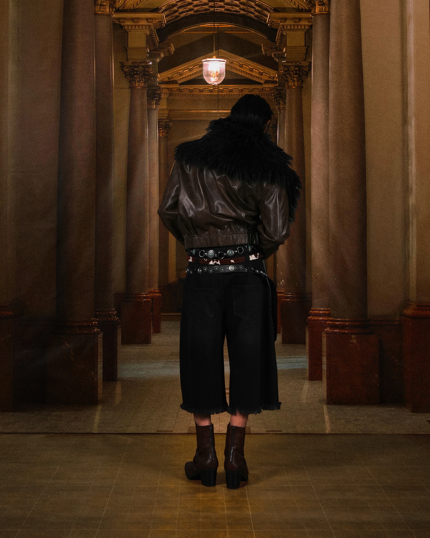 N E O VOL.2_CH.2 BELTED JORTS