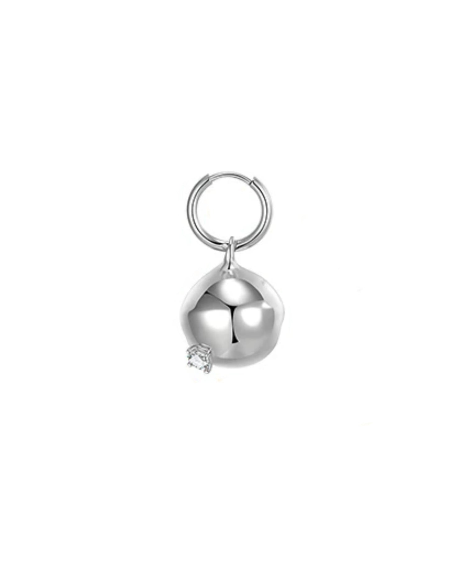Bell Earrings (Silver) - motoguo x Yvmin